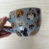 I Just Want All the Dogs Ceramic Soup Mug