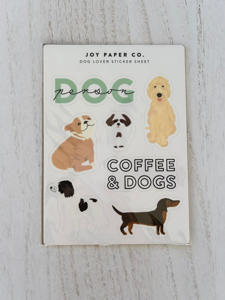 Dog Lover Sticker Sheet