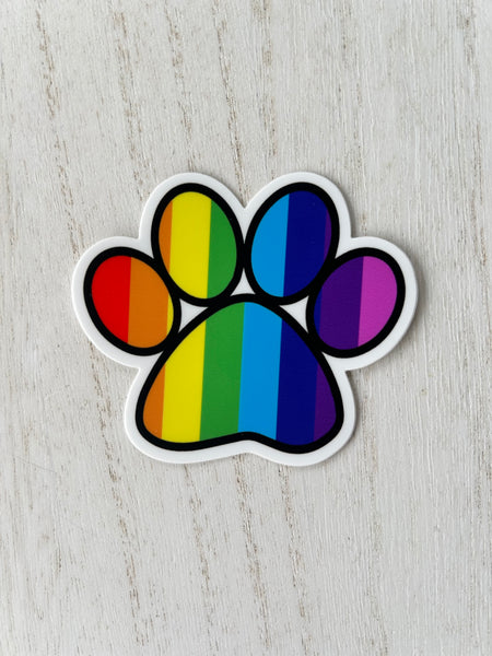 Pride Paw Sticker