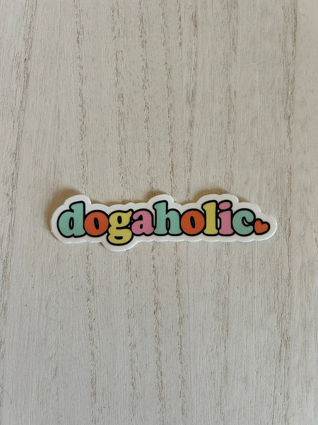 Dogaholic Sticker