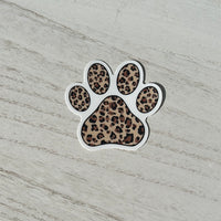 Animal Print Paw Sticker