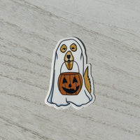 Ghosty Dog Sticker