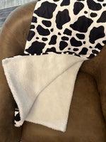 Cow Print Dog Blanket