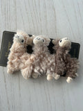 Mini Alpaca Stuffed Toy Trio